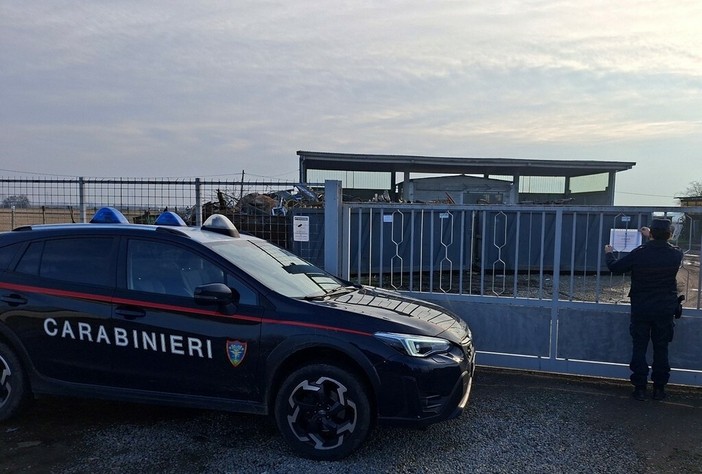 Robbio, sequestrata un’area di 200 metri cubi di rifiuti speciali