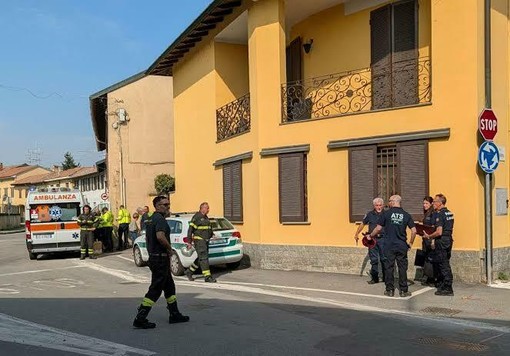 L'esterno del cortile in cui è avvenuto l'incidente
