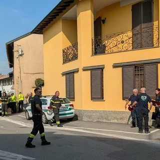 L'esterno del cortile in cui è avvenuto l'incidente
