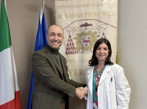 Il dg Ricci e la neo primaria Troìa