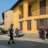 L'esterno del cortile in cui è avvenuto l'incidente L'esterno del cortile in cui è avvenuto l'incidente
