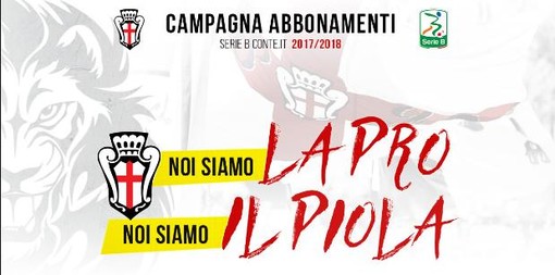 Pro Vercelli: da lunedì 17 al via la campagna abbonamenti 2017/2018