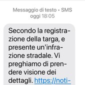 "Hai preso una multa": il nuovo Sms truffa che gira a Vercelli "Hai preso una multa": il nuovo Sms truffa che gira a Vercelli