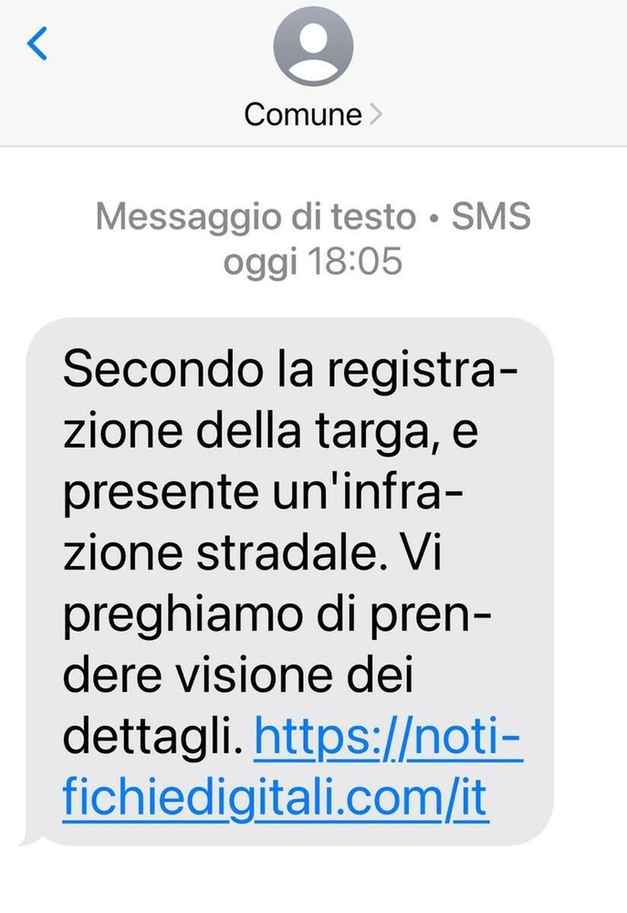 "Hai preso una multa": il nuovo Sms truffa che gira a Vercelli