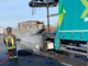 Tamponamento tra camion e incendio: autista muore carbonizzato