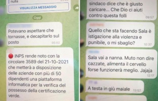 Minacce via Telegram al sindaco di Milano: nei guai un crescentinese