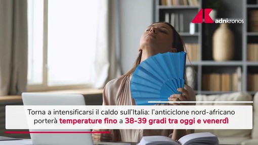Caldo estremo sull'Italia fino a Ferragosto