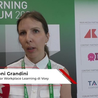 Learning Forum 2026: Moroni Grandini (Voxy), 'necessario tradurre ascolto bisogni learner in leva strategica'