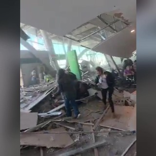 Terremoto in Colombia, crolli all'aeroporto di Pereira: le immagini dei danni