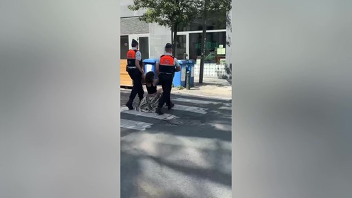 Bruxelles, il video dell'europarlamentare Scuderi trascinata dalla polizia: "Ero vicino sit-in neonazista" Bruxelles, il video dell'europarlamentare Scuderi trascinata dalla polizia: "Ero vicino sit-in neonazista"