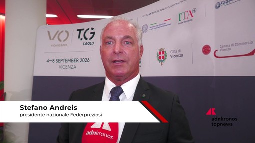 Fiere, Vicenzaoro: Andreis (Federpreziosi): "turismo genera quasi 1 mld di euro in vendita gioielli italiani" Fiere, Vicenzaoro: Andreis (Federpreziosi): "turismo genera quasi 1 mld di euro in vendita gioielli italiani"