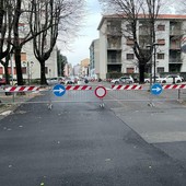 Viale Rimembranza, chiuso l'attraversamento di via Marco Polo Viale Rimembranza, chiuso l'attraversamento di via Marco Polo