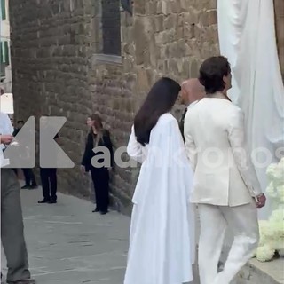 Damiano David e Dove Cameron arrivati a Montalcino per le nozze Damiano David e Dove Cameron arrivati a Montalcino per le nozze