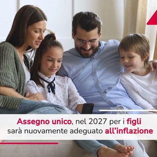 Assegno unico, anche nel 2027 sarà adeguato all'inflazione Assegno unico, anche nel 2027 sarà adeguato all'inflazione