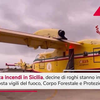 Sicilia, scoppia emergenza incendi