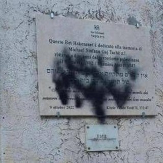 Vandalizzazione sinagoga a Monteverde, la procura indaga per odio razziale