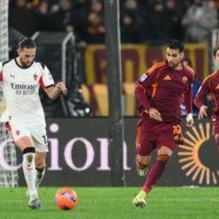 Roma-Milan 1-1, Pellegrini su rigore risponde a De Winter e Allegri frena