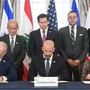 Israele-Libano, accordo firmato a Washington. Netanyahu: "Idf restano fino al disarmo di Hezbollah"