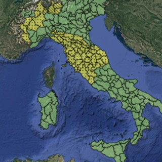 Maltempo, allerta meteo gialla martedì 25 agosto: la mappa delle 8 regioni a rischio