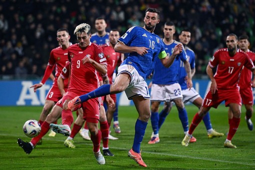 L’Italia vince in Moldova 2-0, decidono nel finale Mancini ed Esposito