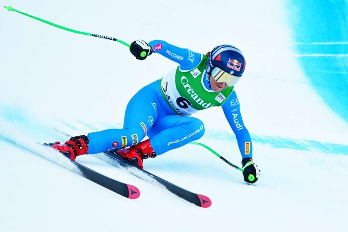 Goggia non scende più dal podio, terza anche nella discesa di Soldeu