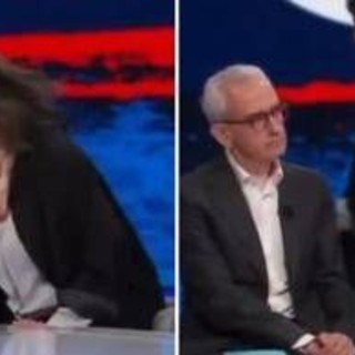 Giubilei: "Io d'accordo con Segre". Albanese lascia In Onda: "Devo andare" Giubilei: "Io d'accordo con Segre". Albanese lascia In Onda: "Devo andare"