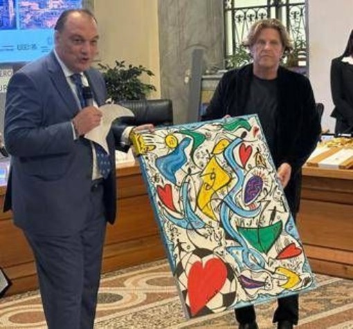 Mihajlović nel 'cuore' di tutti, premio alla memoria e opera d'arte di Benito Macerata