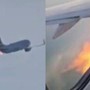 Fiamme da un aereo American Airlines dopo il decollo e atterraggio d'emergenza: "Uccelli hanno colpito il motore"