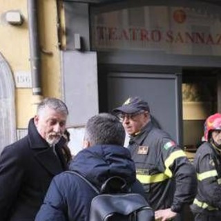 Teatro Sannazaro distrutto, Giuli: "Lo compra lo Stato"